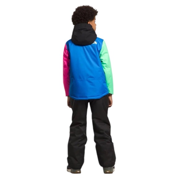 Kids’ Freedom insulated waterproof hooded jacket optic blue Large 12 NEW NWT - Picture 2 of 11